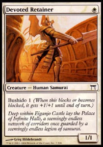 Devoted Retainer - Champions of Kamigawa (Common) [CHK-7]