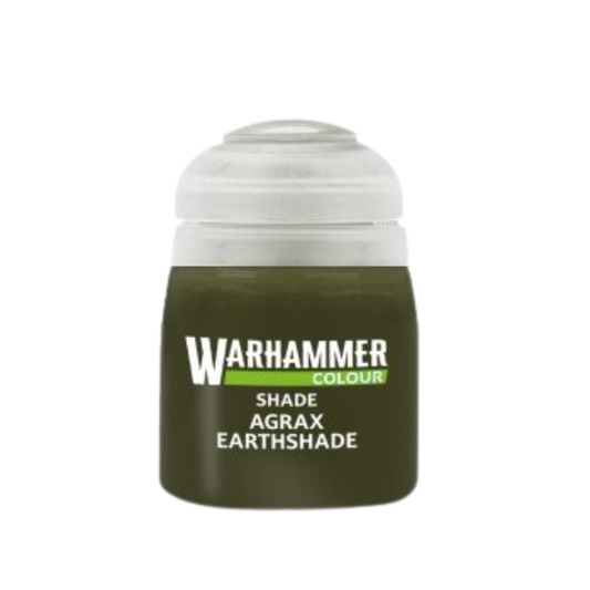 Citadel Shade Agrax Earthshade – Warhammer Colour Wash für Miniaturen, braune Shade-Farbe zum Schattieren von Warhammer Modellen