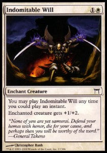 Indomitable Will - Champions of Kamigawa (Common) [17]