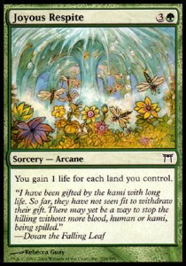 Joyous Respite - Champions of Kamigawa (Common) [216]