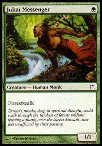 Jukai Messenger - Champions of Kamigawa (Common) [218]