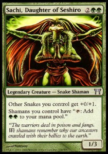 Sachi, Daughter of Seshiro - Champions of Kamigawa (Uncommon) [CHK-238]