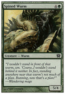 Spined Wurm - Ninth Edition (Common)