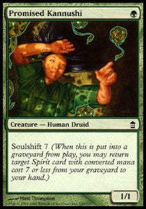 Promised Kannushi - Saviors of Kamigawa (Common) [141]