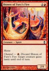 Shinen of Fury's Fire - Saviors of Kamigawa (Common) [112]