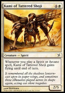 Kami of Tattered Shoji - Betrayers of Kamigawa (Common) [11]