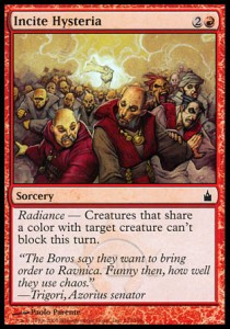 Incite Hysteria - Ravnica: City of Guilds (Common) [RAV-132]