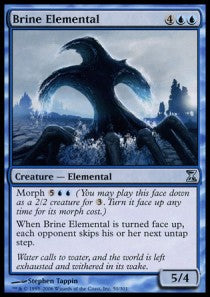 Brine Elemental - Time Spiral (Uncommon) [50]