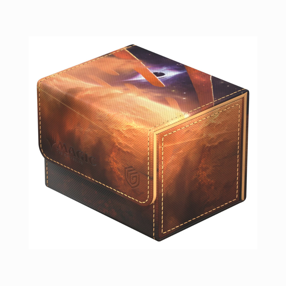 Ultimate Guard Sidewinder Deckbox orangefarbenes Nebel-Design – Premium-Deckbox für 100 gesleevte TCG-Karten