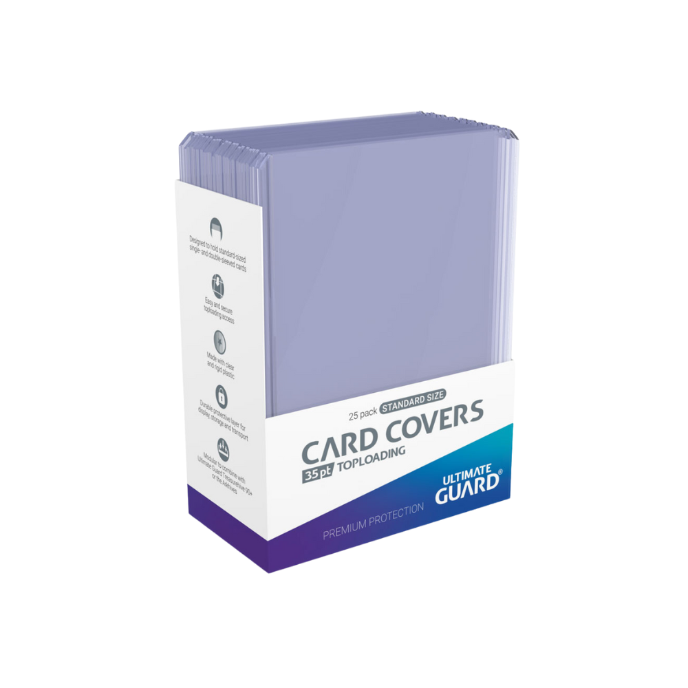 Ultimate Guard Card Covers Toploading 35pt – 25 Toploader in Standardgröße zum Schutz und zur Archivierung von Magic-, Pokémon- und TCG-Karten