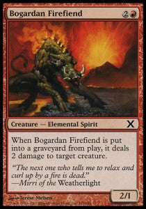 Bogardan Firefiend - Tenth Edition (Common) [10E-193]