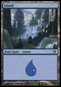 Island (V.4) - Tenth Edition (Land) [10E-371]