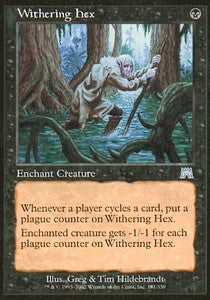 Withering Hex - Onslaught (Uncommon) [181]