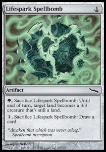 Lifespark Spellbomb - Mirrodin (Common) [MRD-197]