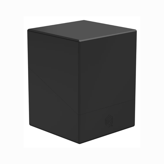 Ultimate Guard Solid Boulder Deckbox Schwarz – hochwertige Karten-Deckbox für 100+ gesleevte Magic-, Pokémon- und TCG-Karten