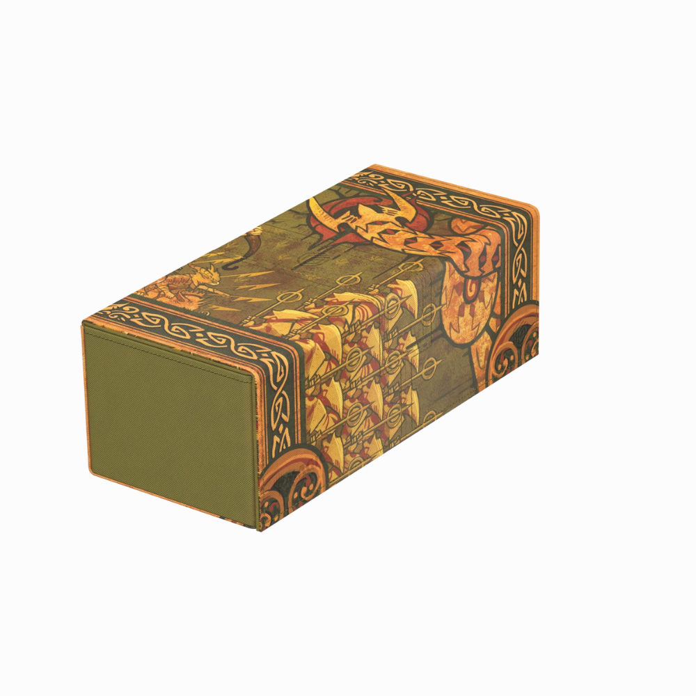 Ultimate Guard Deck Box Twin Flip’n’Tray 266+ Xenoskin „Chronicle of Victory“ aus Lorwyns Finsternis mit Zubehörfächern, Premium Deckbox für Magic Karten