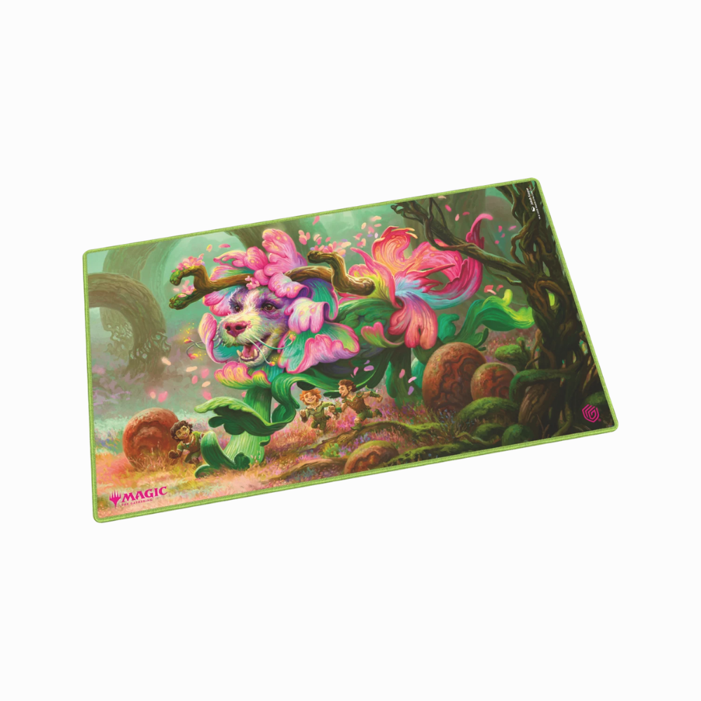 Ultimate Guard Playmat Lorwyns Finsternis mit farbigem Naturwesen-Artwork, rutschfeste MTG Spielmatte
