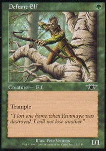 Defiant Elf - Legions (Common) [LGN-123]