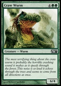 Craw Wurm - Magic 2010 (Common) [173]