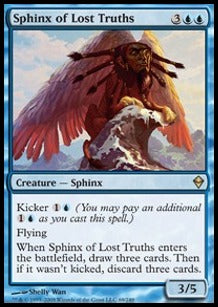Sphinx of Lost Truths - Zendikar (Rare) [69]