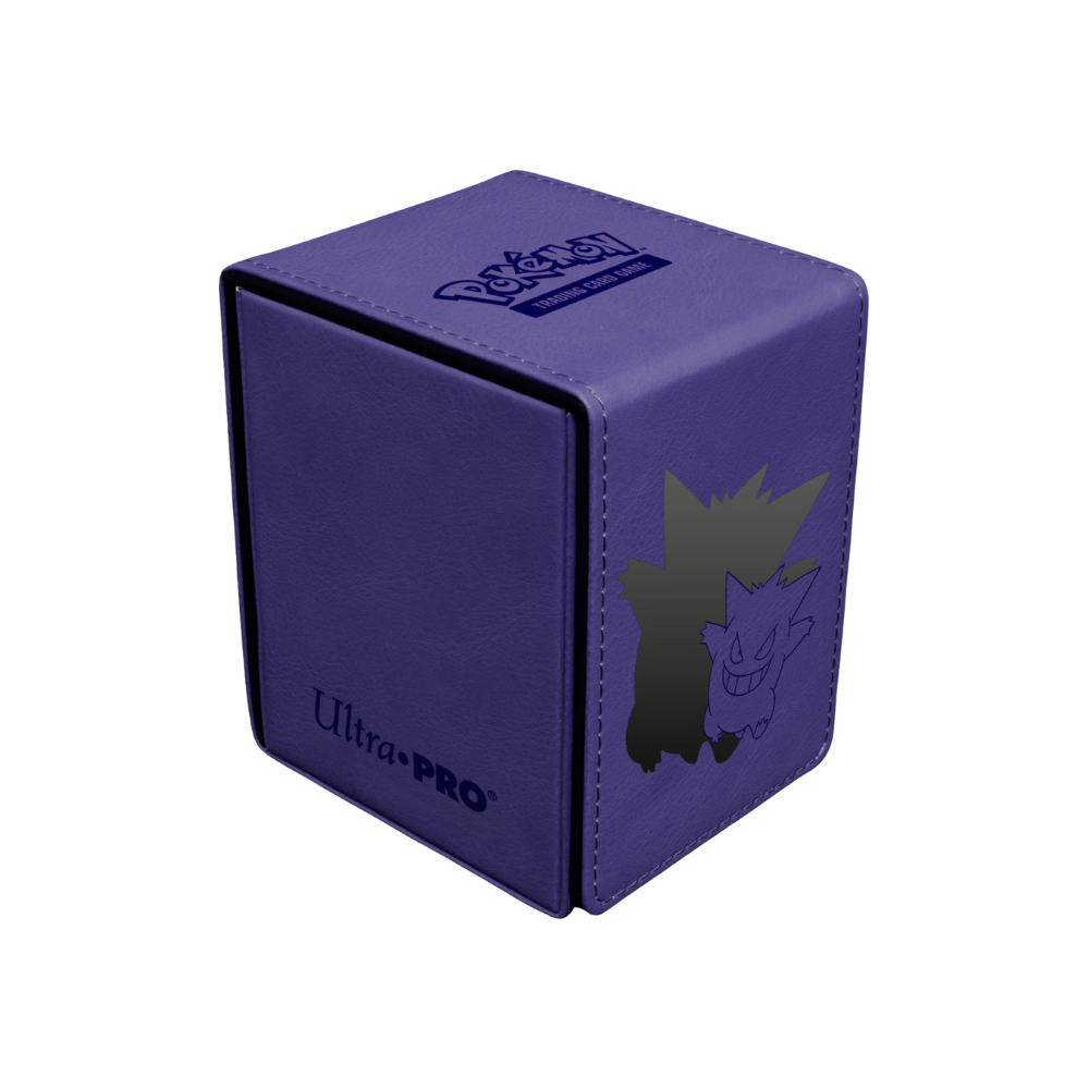 Ultra Pro Pokémon Deckbox im Gengar-Design – violette Sammelkarten-Deckbox für Pokémon-TCG Karten
