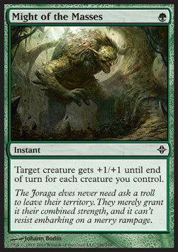 Might of the Masses - Rise of the Eldrazi (Common) [ROE-196]