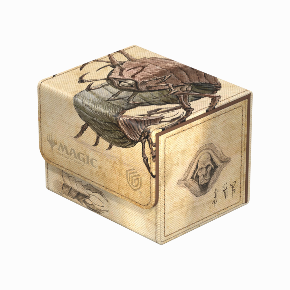Ultimate Guard Sidewinder Deckbox Avatar – Der Herr der Elemente mit Insekt-Artwork im Erd-Stil, Deckbox für 100 gesleevte Karten