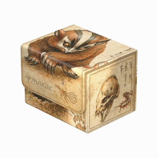Ultimate Guard Sidewinder Deckbox Avatar – Der Herr der Elemente mit Dachs-Artwork, robuste Deckbox für 100 gesleevte Karten