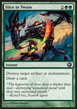 Slice in Twain - Scars of Mirrodin (Uncommon) [127]