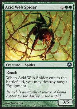 Acid Web Spider - Scars of Mirrodin (Uncommon) [108]