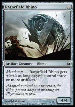 Razorfield Rhino - Mirrodin Besieged (Common) [127]