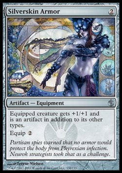 Silverskin Armor - Mirrodin Besieged (Uncommon) [132]