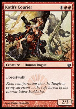 Koth's Courier - Mirrodin Besieged (Common) [MBS-68]