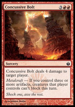 Concussive Bolt - Mirrodin Besieged (Common) [60]