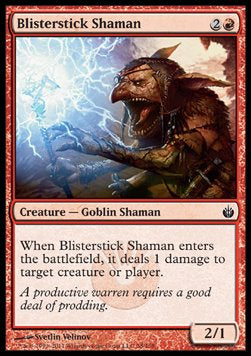 Blisterstick Shaman - Mirrodin Besieged (Common) [58]