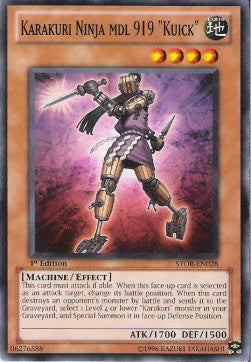 Karakuri Ninja mdl 919 "Kuick" - Storm of Ragnarok (Common) [028]