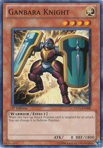 Ganbara Knight - Starter Deck: Dawn of the Xyz (Common) [006]