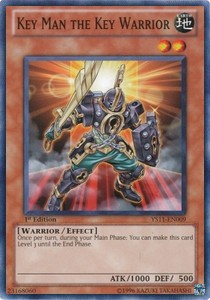 Key Man the Key Warrior - Starter Deck: Dawn of the Xyz (Common) [009]