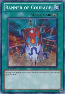 Banner of Courage - Starter Deck: Dawn of the Xyz (Common) [YS11-028]