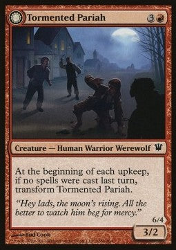 Tormented Pariah / Rampaging Werewolf - Innistrad (Common) [165]