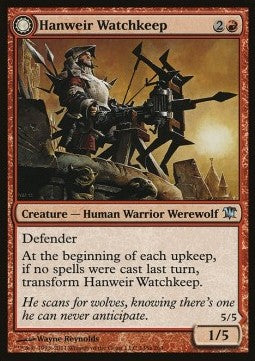 Hanweir Watchkeep / Bane of Hanweir - Innistrad (Uncommon) [145]