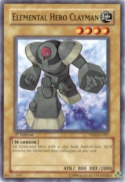 Elemental HERO Clayman - Starter Deck: Jaden Yuki (Common) [YSDJ-007]