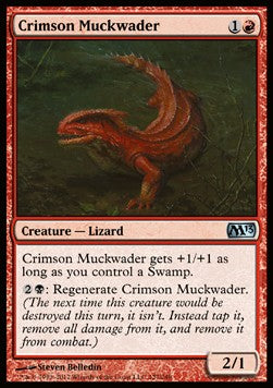Crimson Muckwader - Magic 2013 (Uncommon) [M13-127]