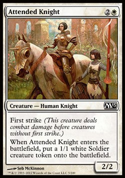 Attended Knight - Magic 2013 (Common) [M13-5]