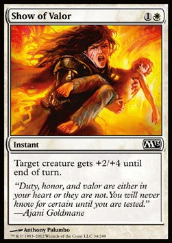 Show of Valor - Magic 2013 (Common) [M13-34]