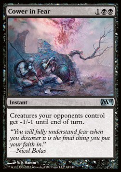 Cower in Fear - Magic 2013 (Uncommon) [M13-84]