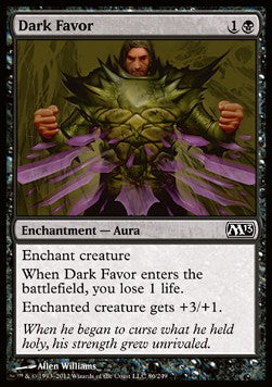 Dark Favor - Magic 2013 (Common) [M13-86]