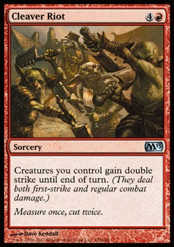 Cleaver Riot - Magic 2013 (Uncommon) [M13-125]
