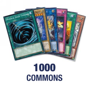 YuGiOh Lot mit 1000 zufälligen common YuGiOh Karten – gemischte YuGiOh Einzelkarten für Deckbau und Sammlung