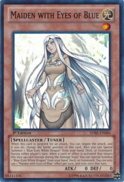 Maiden with Eyes of Blue - Structure Deck: Saga of Blue-Eyes White Dragon (Super Rare) [006]